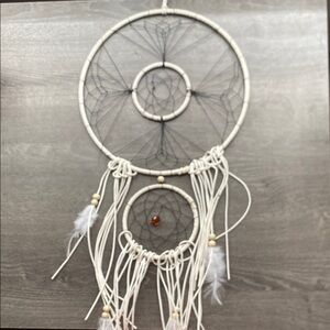 White and Black Dreamcatcher Wall Decor